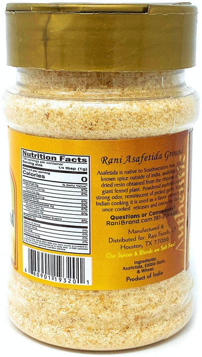 Rani Asafetida (Hing) Ground 3.75oz (106g) PET Jar, Pack of 12 ~ All Natural | Salt Free | Vegan | Non-GMO | Asafoetida Indian Spice | Best for Onion Garlic Substitute