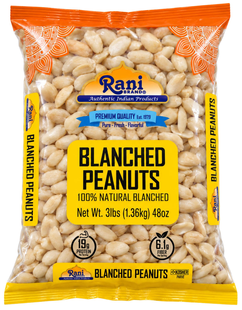 Rani Blanched Peanuts {4 Sizes Available}