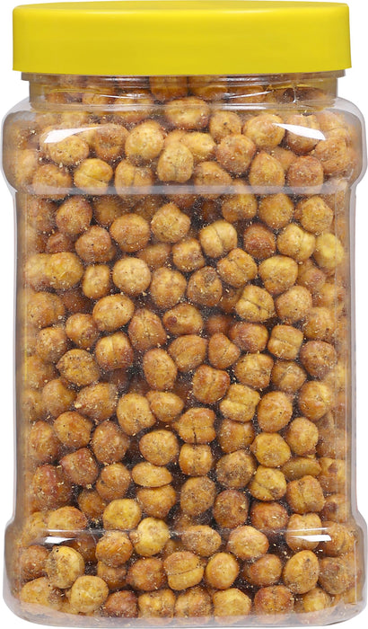 Rani Roasted Chana (Chickpeas) Masala Flavor 14oz (400g) PET Jar ~ All Natural | Vegan | No Preservatives | Gluten Friendly | Kosher | Indian Origin | Great Snack, Ready to Eat | Seasoned with 7 Spices