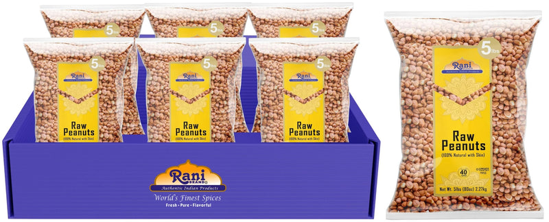 Rani Peanuts, Raw Whole With Skin 80oz