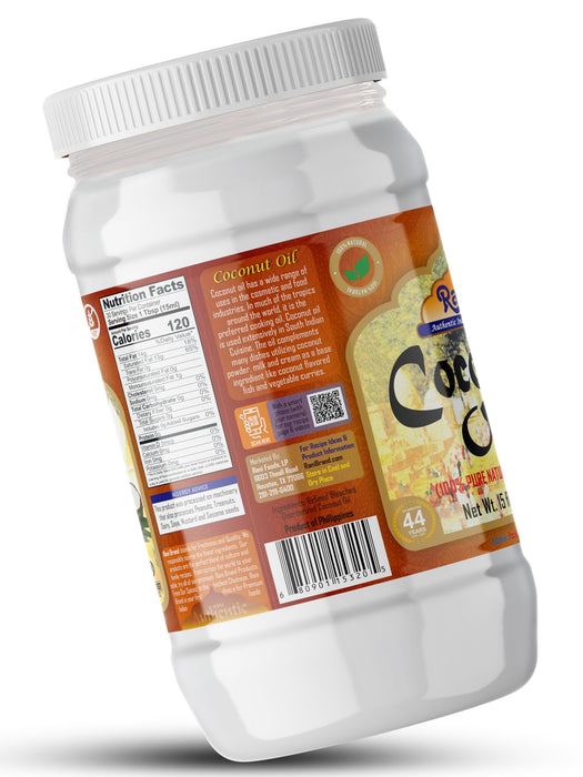 Rani Coconut Oil (100% Pure Natural Coconut Oil) 15 fl oz (444ml) Cold Pressed, NON-GMO | Gluten Free | Kosher | Vegan | 100% Natural | Packed in USA