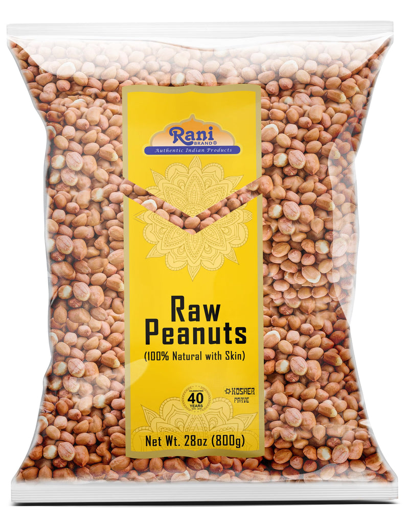 Rani Peanuts, Raw Whole With Skin (uncooked, unsalted) ~ All Natural | Fresh Product of USA ~ Spanish Grade Groundnut / Redskin {9 Sizes Available}