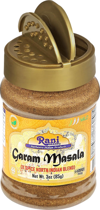 Rani Garam Masala Indian 11-Spice Blend 3oz (85g) PET Jar, Pack of 12 ~ All Natural, Salt-Free | Vegan | No Colors | Gluten Friendly | NON-GMO | Kosher | Indian Origin