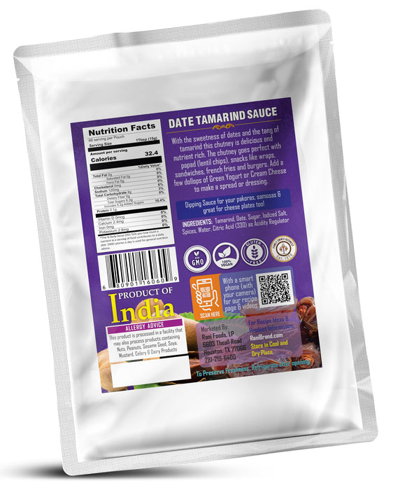 Rani Dates & Tamarind Sauce 35oz (2.2lbs) 1kg Bulk, Ready to eat, Vegan ~ Gluten Free | NON-GMO | Kosher | No Colors | Indian Origin