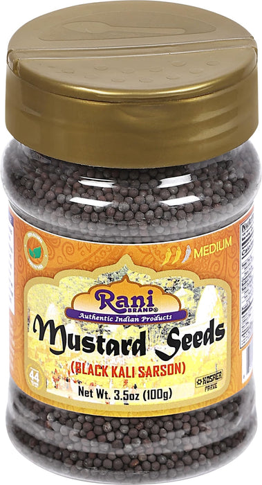 Rani Black Mustard Seeds Whole {10 Sizes Available}