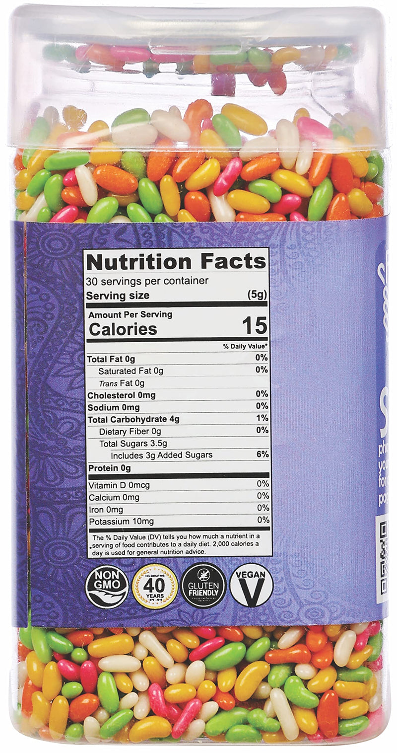 Rani Tini Mini 5.25oz (150g) Vacuum Sealed, Easy Open Top, Resealable Container ~ Indian Tasty Treats | Vegan | Gluten Friendly | NON-GMO | Indian Origin