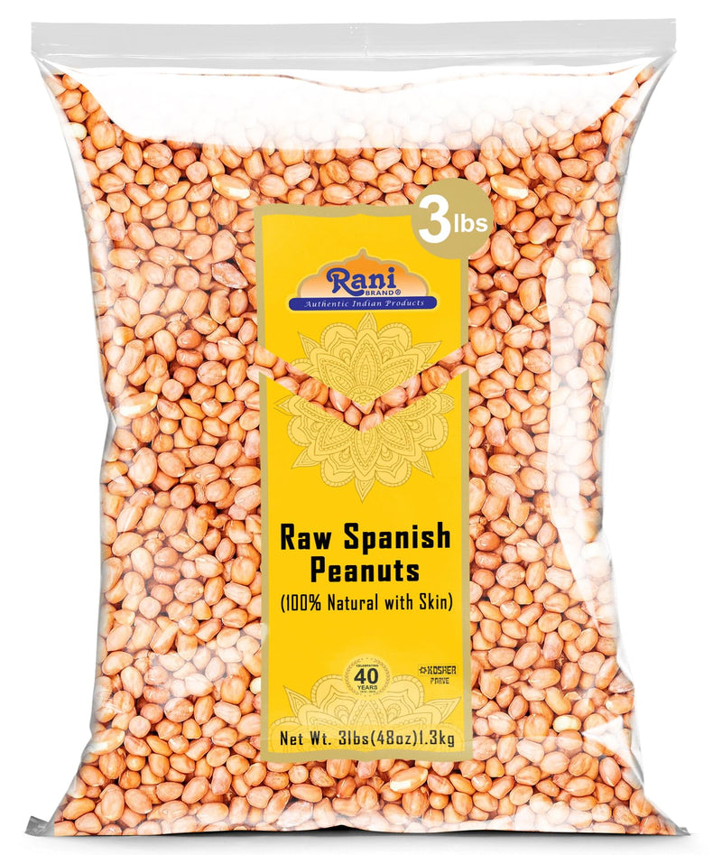 Rani Raw Spanish Peanuts 100% Natural with 48oz
