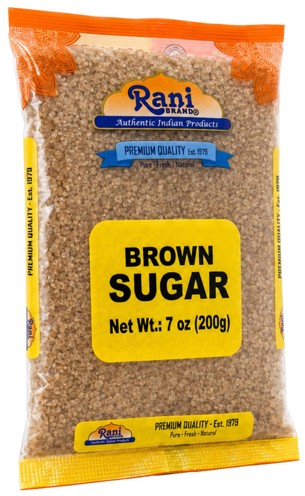 Rani Brown Sugar 7oz (200g) ~ All Natural | Gluten Friendly | Vegan | Non-GMO | Kosher | Indian Origin
