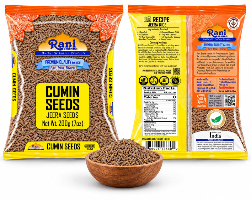 Rani Cumin Seeds Poly {5 Sizes Available}
