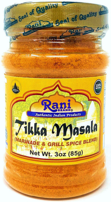 Rani Tikka Masala Indian 7-Spice Blend 3oz (85g) PET Jar, Pack of 12 ~ All Natural | Salt-Free | Vegan | No Colors | Gluten Friendly | NON-GMO | Indian Origin