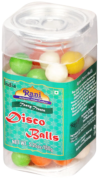 Disco Rani Rani Disco Balls 5.25oz (150g) Vacuum Sealed, Easy Open Top, Resealabl ...