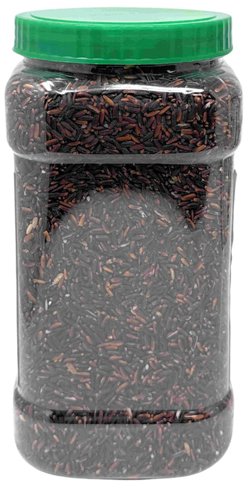 Rani Organic Black Rice Extra Long Aged 56oz (3.5lbs) 1.59kg Bulk PET Jar ~ All Natural | Gluten Friendly | Vegan | Indian Origin | Kosher | Export Quality | USDA Certified Organic