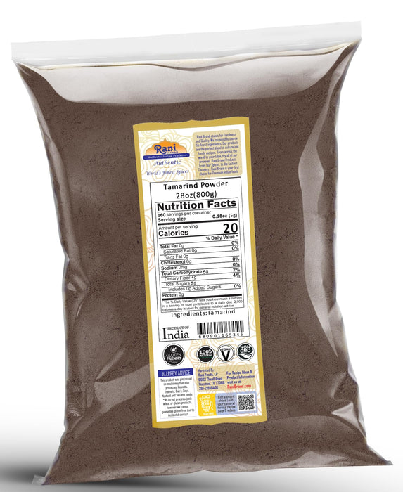 Rani Tamarind Powder (Imli) 28oz (800g) ~ All Natural| No Added Sugar/Salt | Vegan | Gluten Friendly | Kosher | NON-GMO | Indian Origin