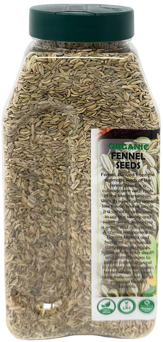 Rani Organic Fennel Seeds (Saunf Sabut) Whole Spice 16oz (1lb) 454g PET Jar ~ All Natural | Vegan | Gluten Friendly | NON-GMO | Kosher | Indian Origin | USDA Certified Organic