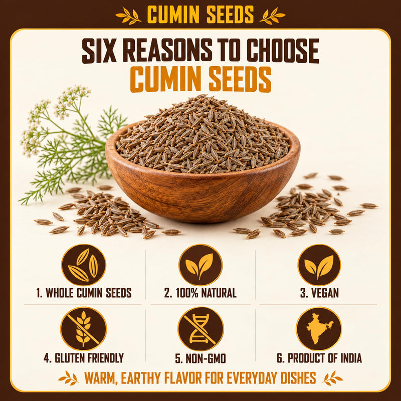 Rani Cumin Seeds Poly {5 Sizes Available}
