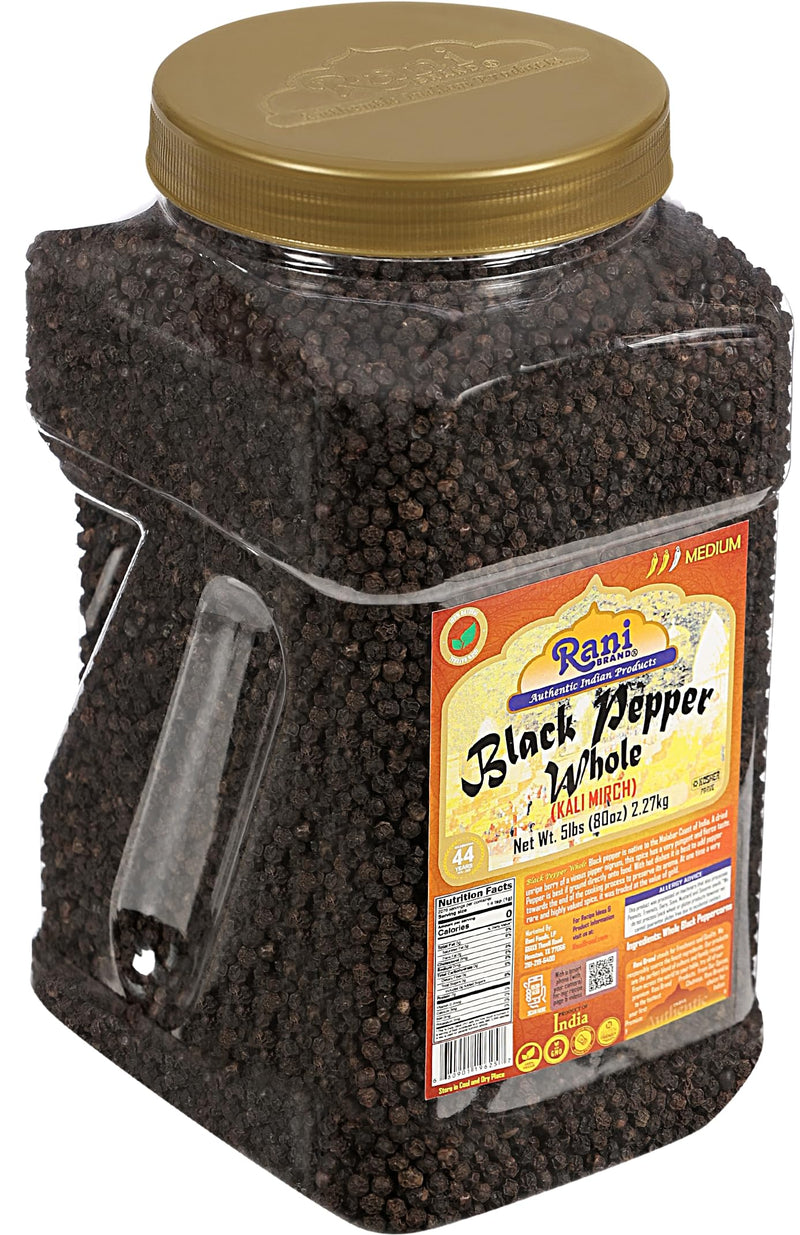 Rani Black Pepper Whole MG-1 {10 Sizes Available}