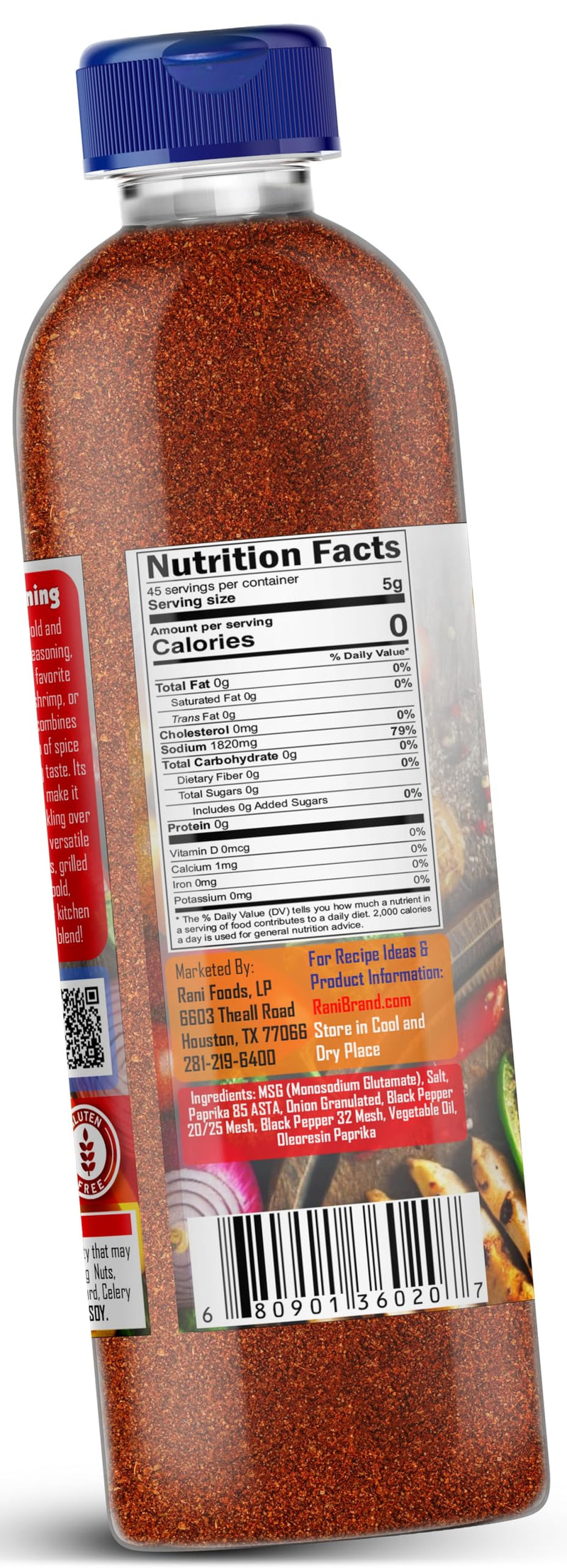 Rani Red Fajita Seasoning (Special Blend for Soup or Gravies) 8oz (227g) PET Jar ~ All Natural | Gluten Friendly | NON-GMO | Kosher | Vegan | Product of USA
