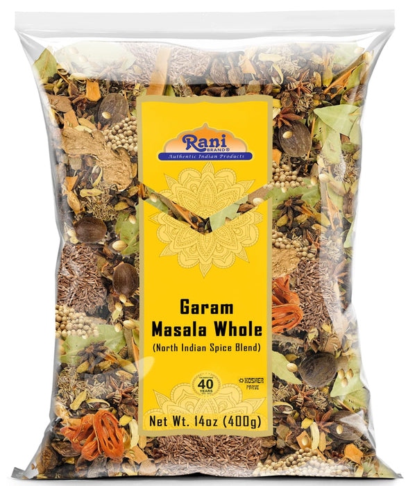 Rani Garam Masala Indian 11-Whole Spices Blend 14oz (400g) ~ All Natural | Vegan | Gluten Friendly | Salt Free | NON-GMO | Kosher | Indian Origin