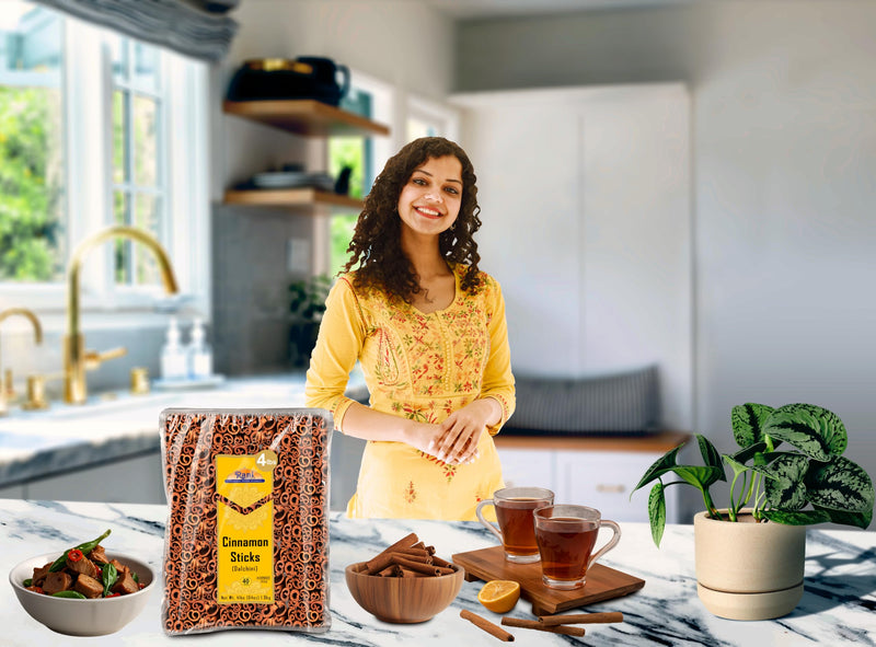 Rani Cinnamon Sticks 64oz (4lbs) 1.81kg ~ 350-400 Sticks 3 Inches in Length Cassia Round ~ All Natural | Vegan | No Color | Gluten Friendly | NON-GMO | Kosher