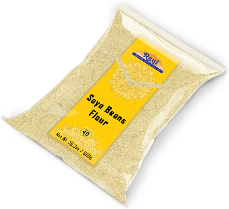 Rani Soya Beans Flour (Soy flour) 28oz (800g) ~ All Natural | Vegan | Gluten Friendly | NON-GMO | Kosher | Indian Origin