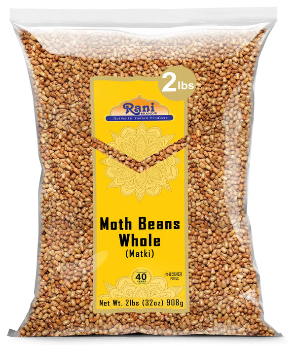 Rani Moth Beans Whole 32oz (2lbs) 908g ~ All Natural | Gluten Friendly | Non-GMO | Kosher | Vegan | Indian Origin