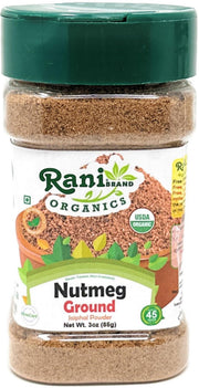 Rani Organic Nutmeg (Jaiphul) Ground Powder 3oz