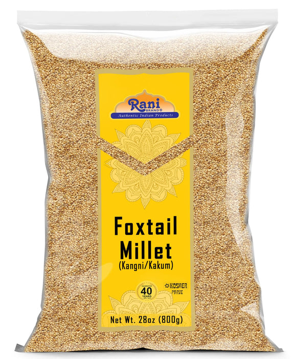 Rani Foxtail Millet Polished (Setaria italica) Ancient Grains 800g (28oz) ~ All Natural | Gluten Friendly | NON-GMO | Kosher | Vegan | Indian Origin