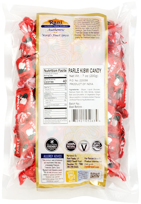 Rani Parle Kismi Candy 7oz (200g) Individually Wrapped ~ Indian Tasty Treats | Vegan | Gluten Friendly | NON-GMO | Indian Origin