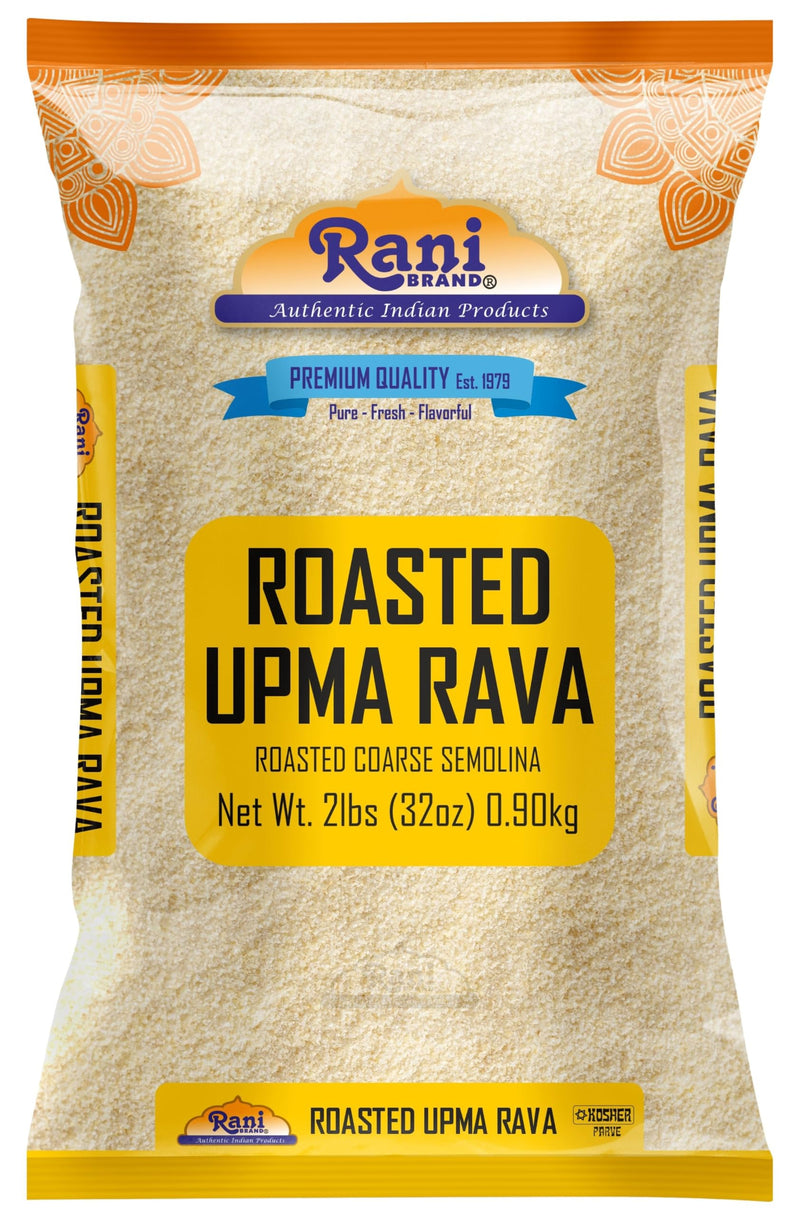 Rani Roasted Upma Rava 32oz (2lbs) 908g ~ All Natural | Vegan | NON-GMO | Kosher | Indian Origin