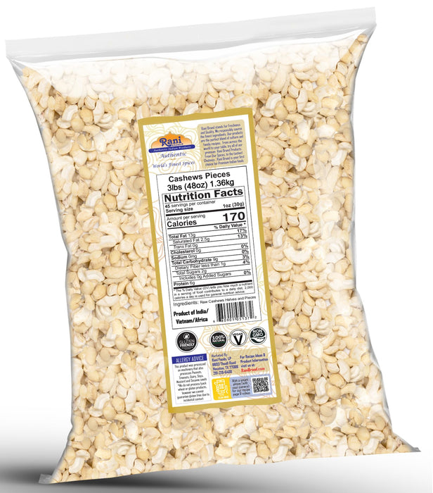 Rani Cashews Pieces {5 Sizes Available}