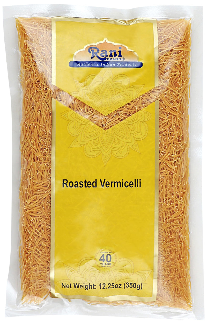Rani Roasted Vermicelli (Wheat Noodles) 12.25oz (350g) ~ All Natural | Vegan | NON-GMO | Indian Origin