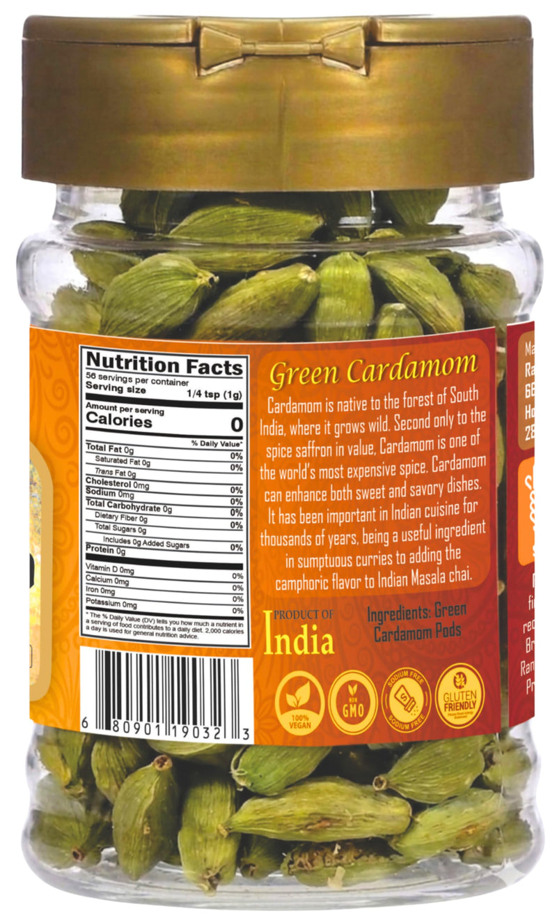 Rani Green Cardamom {13 Sizes Available}