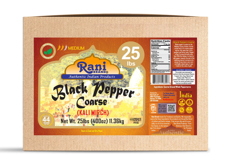Rani Black Pepper Coarse Grind {7 Sizes Available}