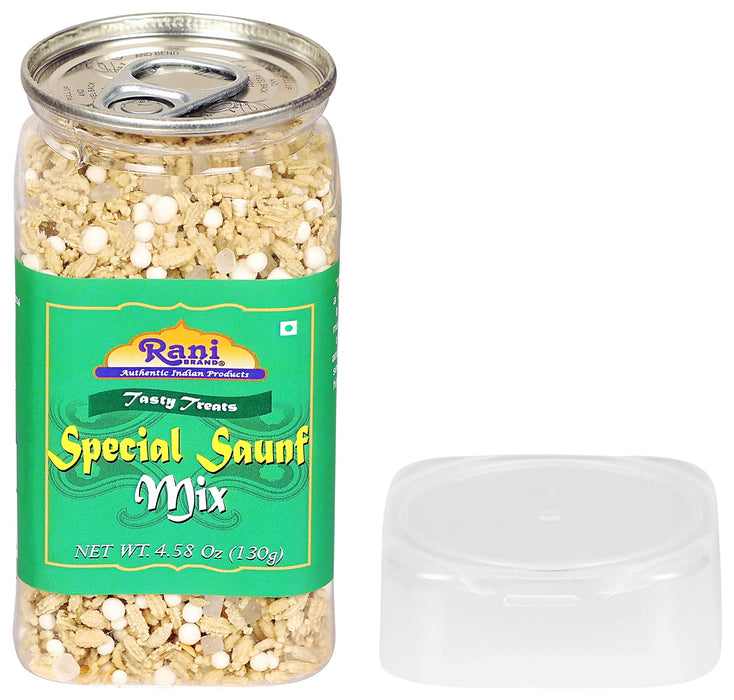 Rani Special Saunf Mix 4.58oz (130g) Vacuum Sealed, Easy Open Top, Resealable Container ~ Indian Tasty Treats | Vegan | Gluten Friendly | NON-GMO | Indian Origin
