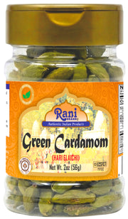 Rani Green Cardamom Pods Spice (Hari Elachi) 2oz