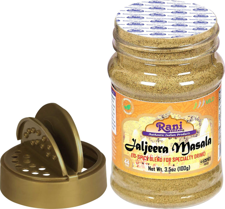Rani Jal Jeera Masala (14-Spice blend for Spicy Indian Drink) 3oz (85g) PET Jar ~ All Natural | Vegan | No Colors | Gluten Friendly | NON-GMO | Kosher | Indian Origin