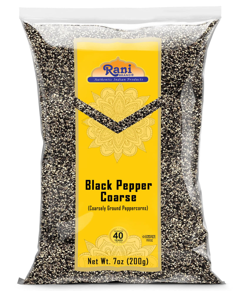 Rani Black Pepper Coarse Ground 28 Mesh 7oz
