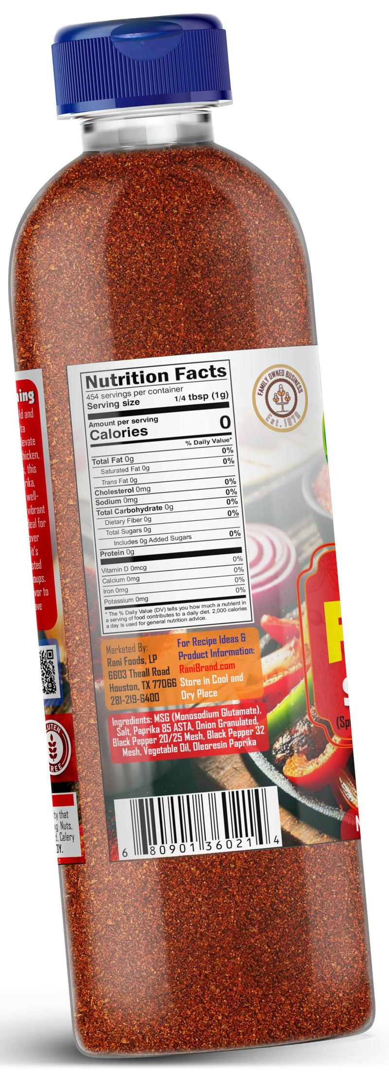 Rani Red Fajita Seasoning (Special Blend for Soup or Gravies) 16oz (1lb) 454g PET Jar ~ All Natural | Gluten Friendly | NON-GMO | Kosher | Vegan | Product of USA