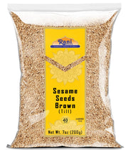 Rani Sesame Seeds Whole Brown, Raw (Till) 7oz