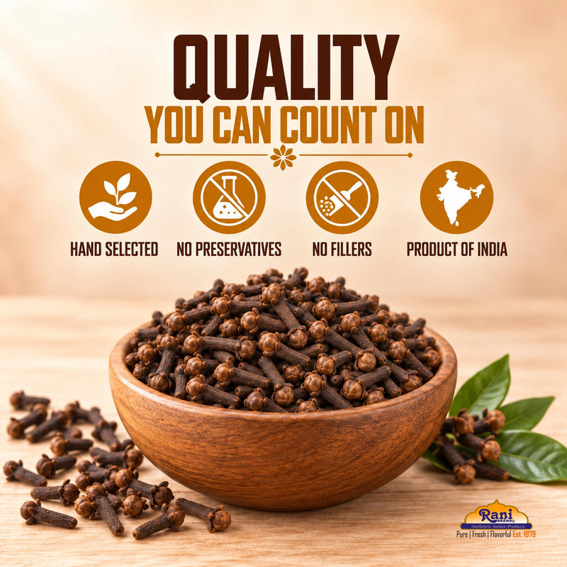 Rani Cloves Whole (Laung) 14oz (400g) Great for Food, Tea, Pomander Balls and Potpourri, Hand Selected, Spice ~ All Natural | NON-GMO | Kosher | Vegan