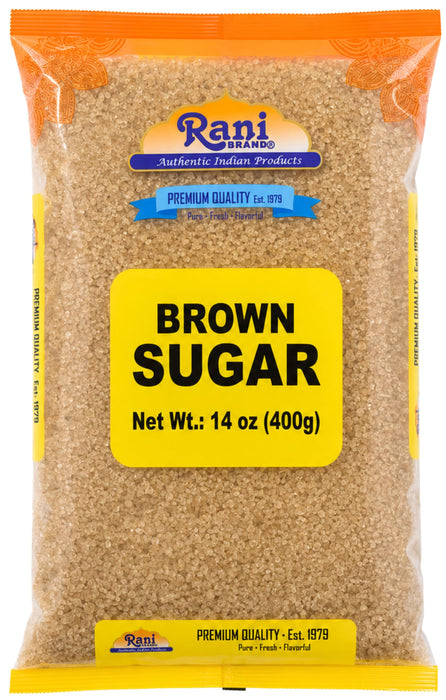 Rani Brown Sugar 14oz (400g) ~ All Natural | Gluten Friendly | Vegan | Non-GMO | Kosher | Indian Origin