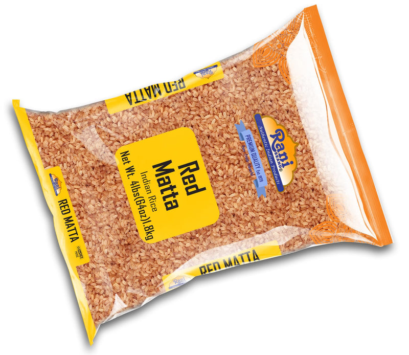 Rani Red Matta Indian Rice 64oz (4lbs) 1.81kg Cloth Bag ~ All Natural | Gluten Friendly | Vegan | Kosher | Export Quality | Indian Origin