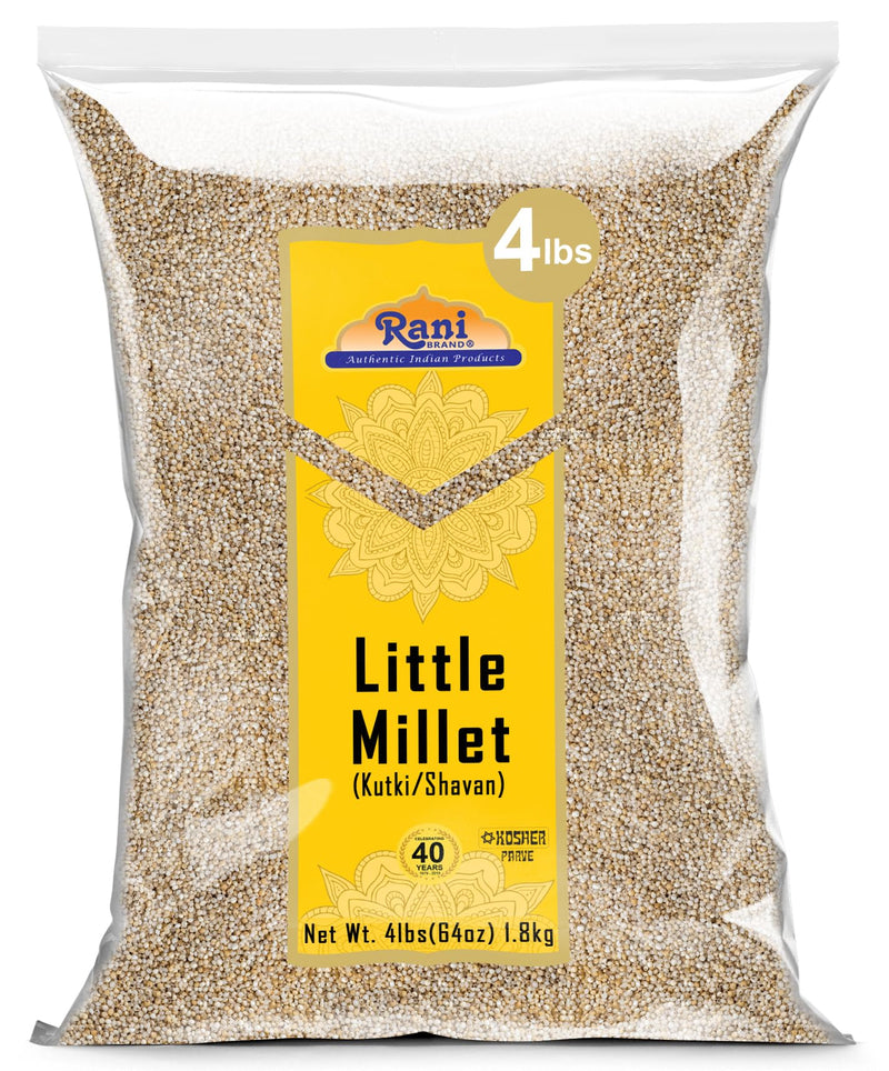 Rani Little Millet (Panicum Sumatrense) Whole Ancient Grain Seeds, 64oz (4lbs) 1.81kg~All Natural | Gluten Friendly | NON-GMO | Kosher | Vegan | Indian Origin