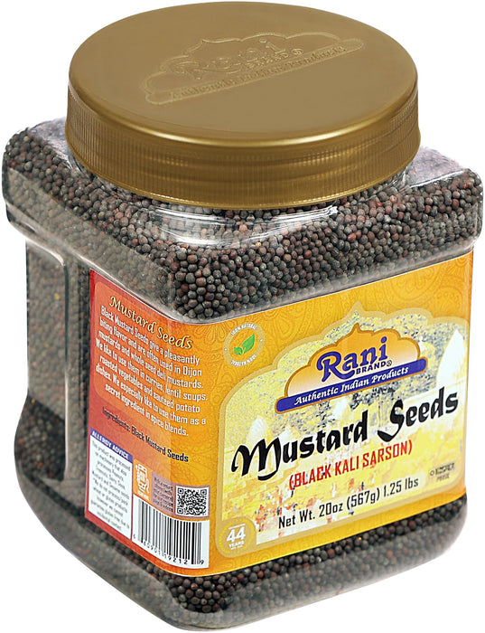 Rani Black Mustard Seeds Whole {10 Sizes Available}