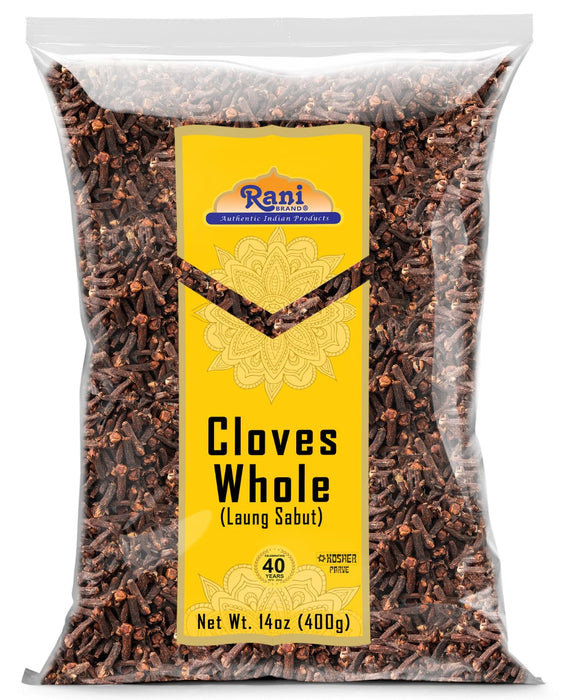 Rani Cloves Whole (Laung) 14oz (400g) Great for Food, Tea, Pomander Balls and Potpourri, Hand Selected, Spice ~ All Natural | NON-GMO | Kosher | Vegan
