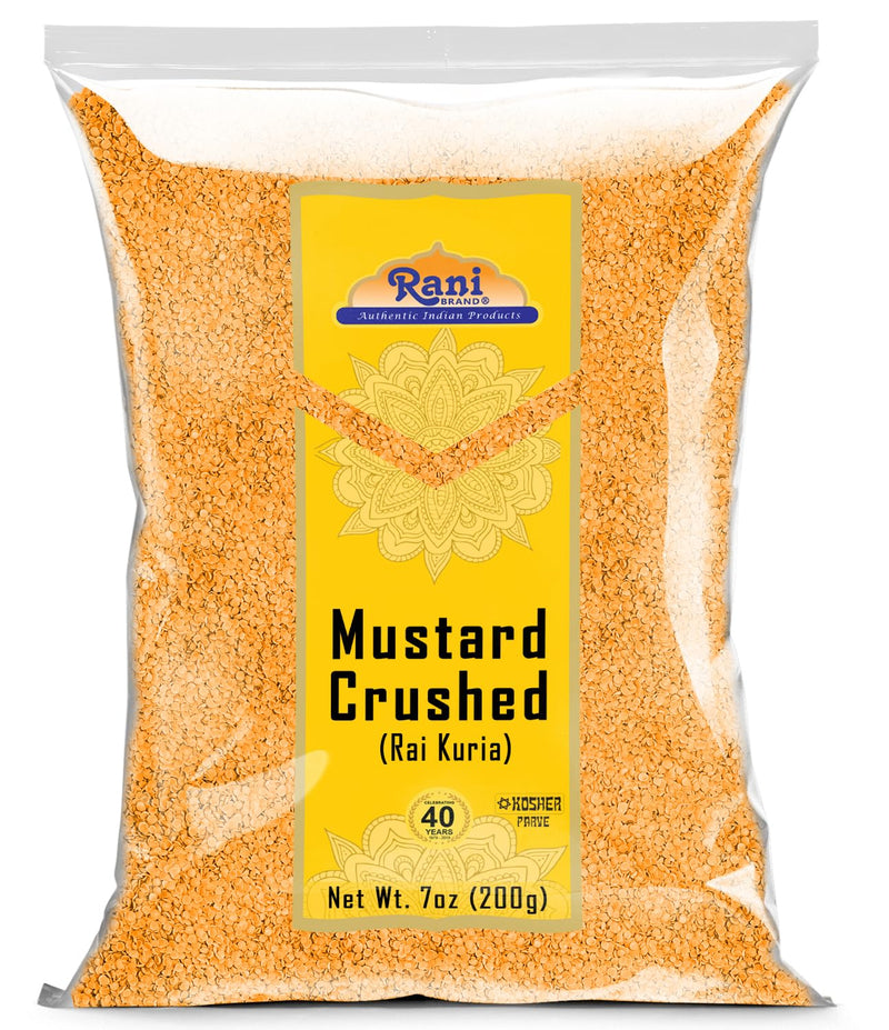 Rani Mustard Seeds Crushed Coarse 7oz
