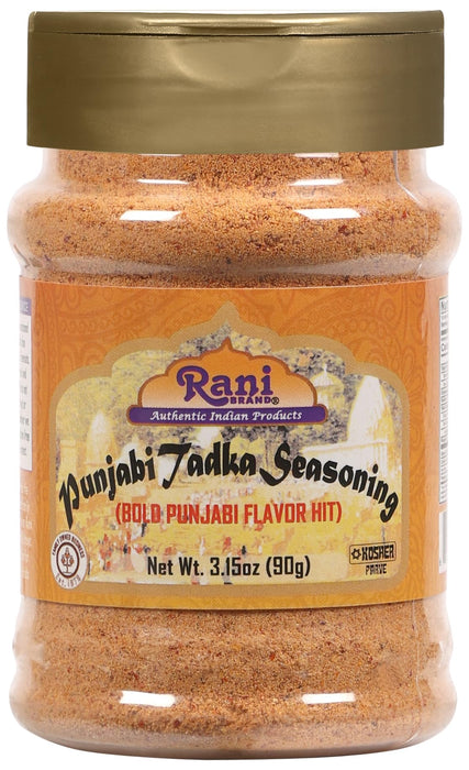 Rani Punjabi Tadka Seasoning (Bold Punjabi Flavor Hit) 3.15oz (90g) PET Jar ~ Shaker Top | All Natural | Vegan | Gluten Friendly | NON-GMO | Indian Origin