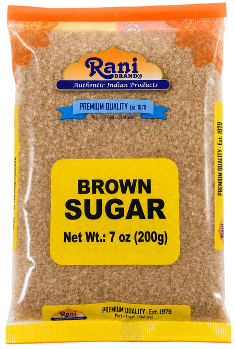 Rani Brown Sugar 7oz (200g) ~ All Natural | Gluten Friendly | Vegan | Non-GMO | Kosher | Indian Origin
