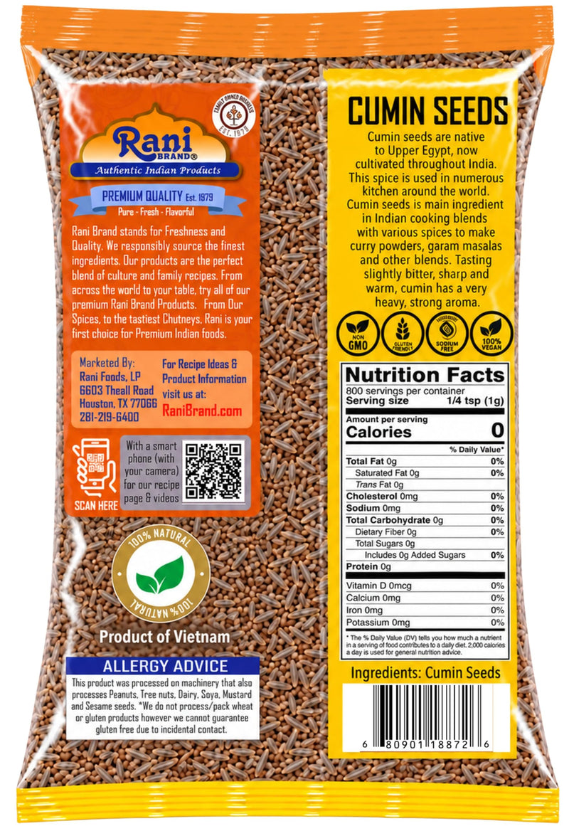 Rani Cumin Seeds Poly {5 Sizes Available}
