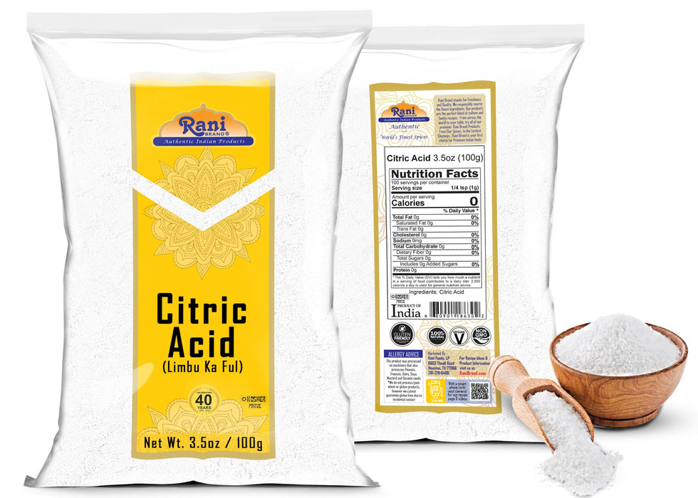 Rani Citric Acid {3 Sizes Available}